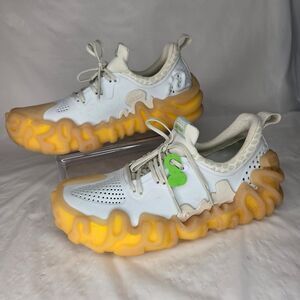 Crocs Pollex Juniper Salehe Bembury White Yellow Lace Up Low Top Sneakers 11